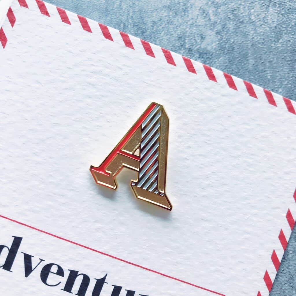 You Thought Letter Enamel Pin \u2022 Socially Selective Pins Collection