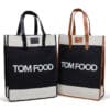 Two stylish tote bags with 